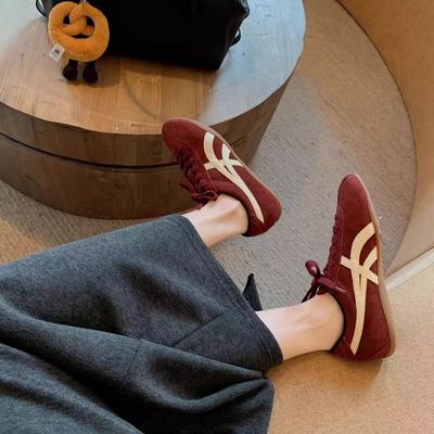 Stylowe buty treningowe w kontrastowych kolorach z ukrytą platformą, zwiększającą wysokość, dla kobiet, nowość na rok 2025, wygodne i wszechstronne, do sportu i na co dzień
