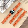 Silicone Ocean Strap For Apple Watch Band Ultra 3/2 49mm 46mm 45mm 42mm 44mm 41mm Sports Bracelet iWatch 11 10 9 8 7 6 5 SE band