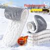 Winter Fleece-Lined Thickened Insoles with Soft Faux Rabbit Fur, Sweat-Absorbent, Odor-Resistant, Felt Cotton for Men's Warmth