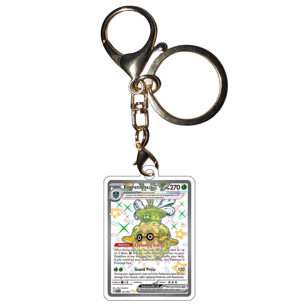 Pokemon Anime Mew Keychains Alakazam Pidgeot Forretress Gardevoir Toedscruel Noivern Diy Acrylic Action Figures Game Collection