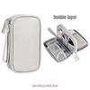 New Travel Organizer Bag Cable Storage Organizers Pouch Carry Case Portable Waterproof Double Layers Storage Bags Cable Cord