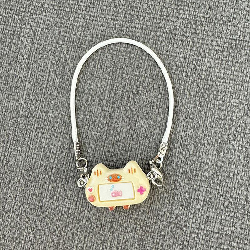 Creative Mini Simulation Games Console Pendant Cartoon Dress Up Toy Dollhouse Decoration Accessories For Doll Neck Ornament