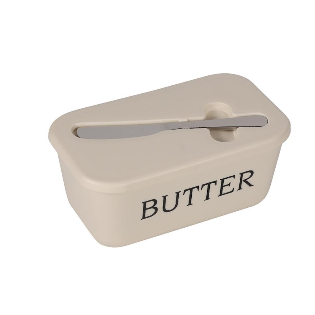 Butter Storage Box with Knife, Sealed and Airtight Food Preservation Container, Kitchen Butter