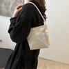 New Chinese Water Bucket Shoulder Bag For Women Soft Waterresistant Fabric With Inner Storage Pocket