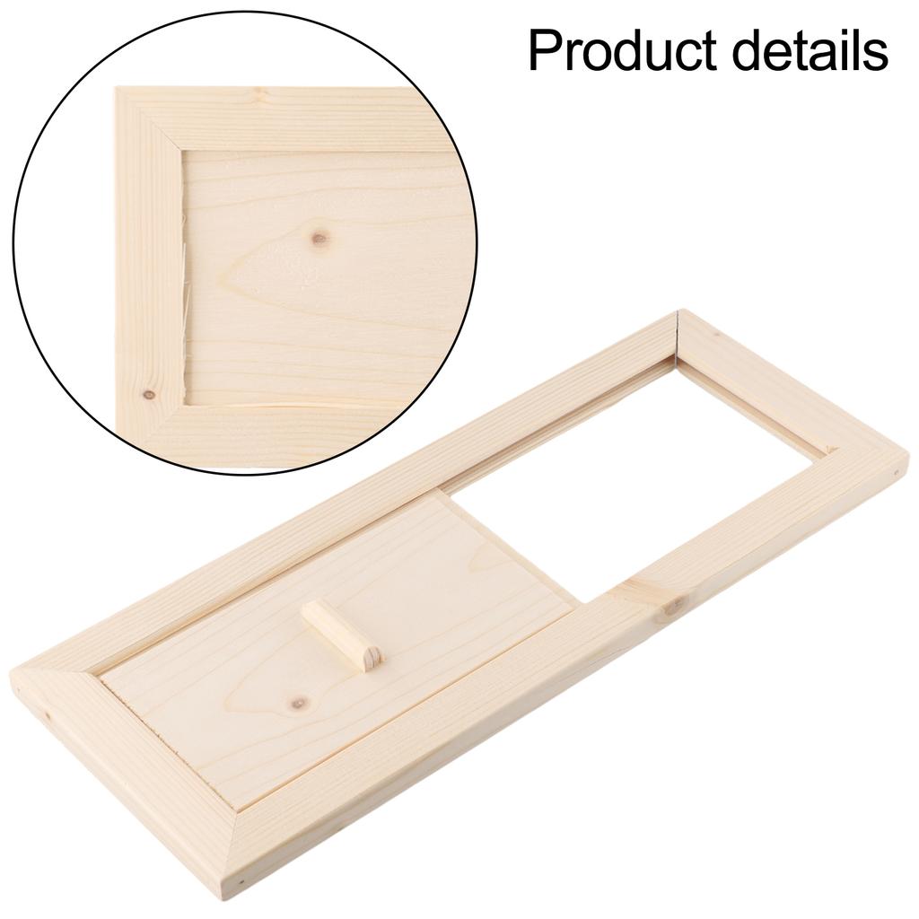 Adjustable Ventilation Plate Ventilation Flap Sauna Ventilation Flap Adjustable Air Gap Effective Ventilation Exhaust Air Slide