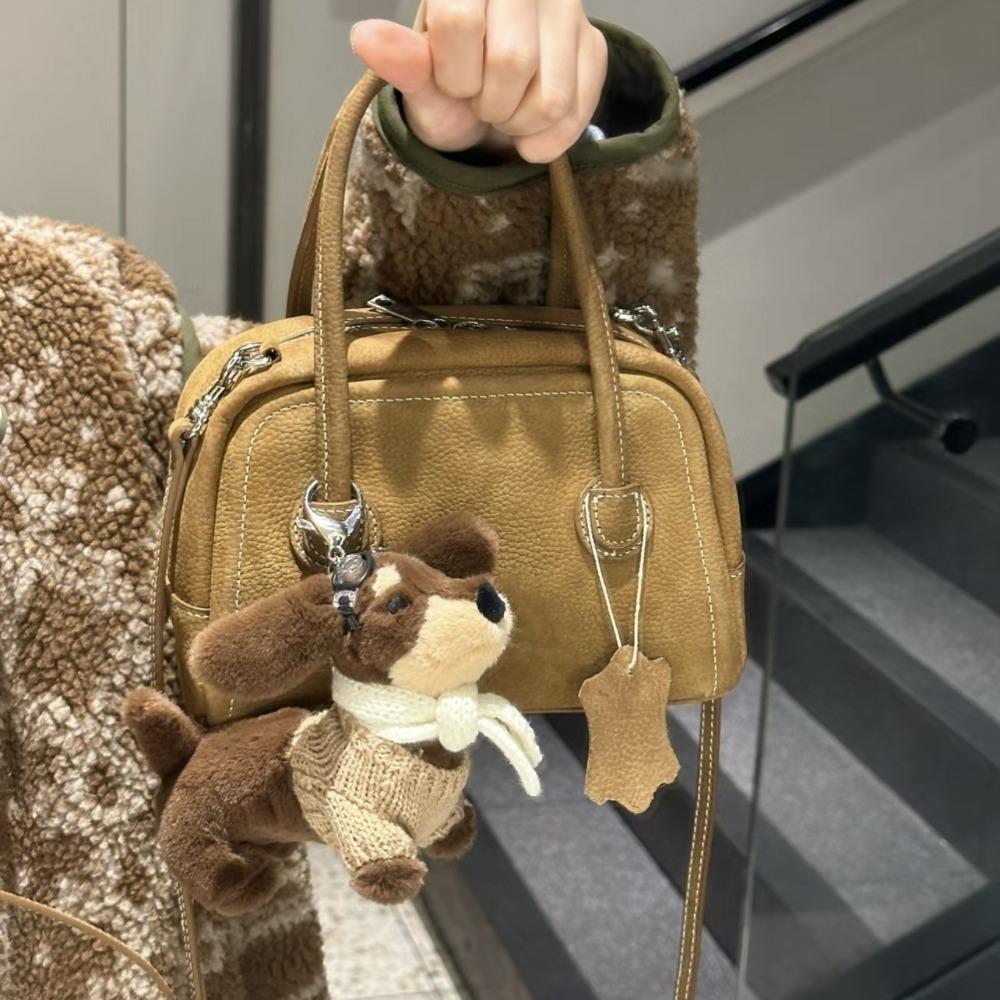 

Плетеный шнурок Кольцо для ключей автомобиля Такса Подвеска для чехла телефона Плюшевый брелок в виде собаки Подарок для друзей Style G