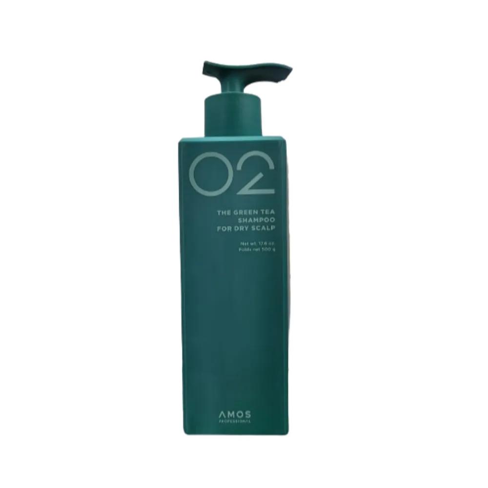 AMOS Green Tea Real Feel Oily Hair Shampoo 500g