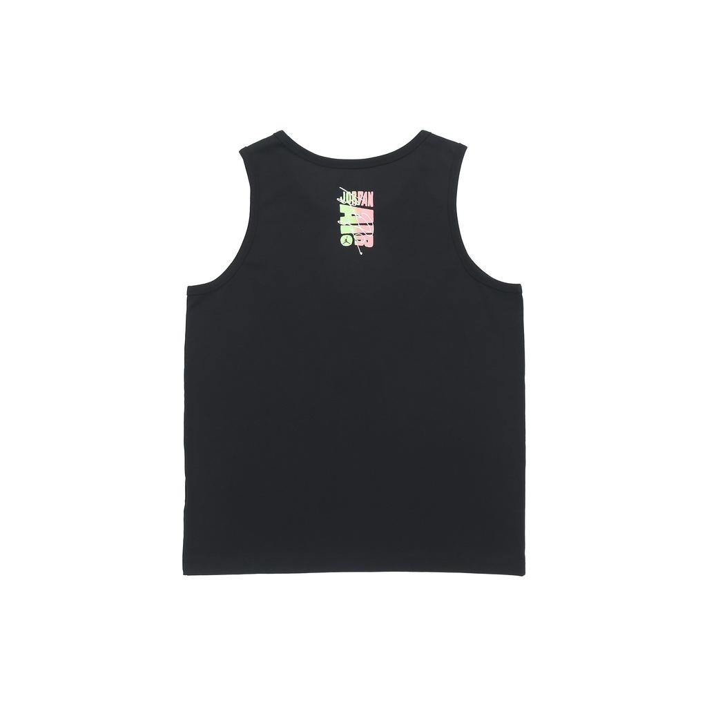 Air Jordan Sport DNA Printed Casual Breathable Loose Running Tank Top Men Tops Black CZ8296-010