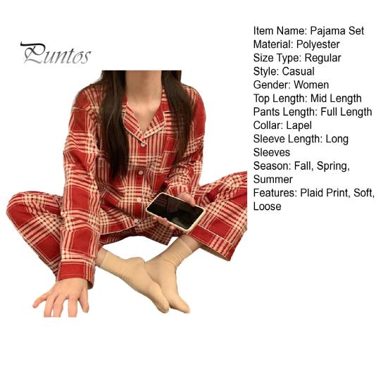 Flanel pyjama dames, gekardeerd, tweedelig, lange mouwen, pyjama