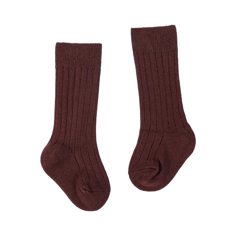 Fashion Spring Cotton Newborn Sock Solid Candy Color Kids Toddler Long Socks For Kids Children Baby Girls Boys Knee High Socks