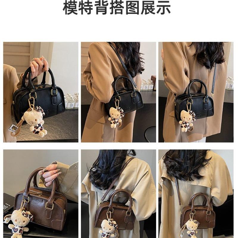 Maillard retro pillow bag women's autumn and winter new portable small square bag versatile single shoulder messenger bag