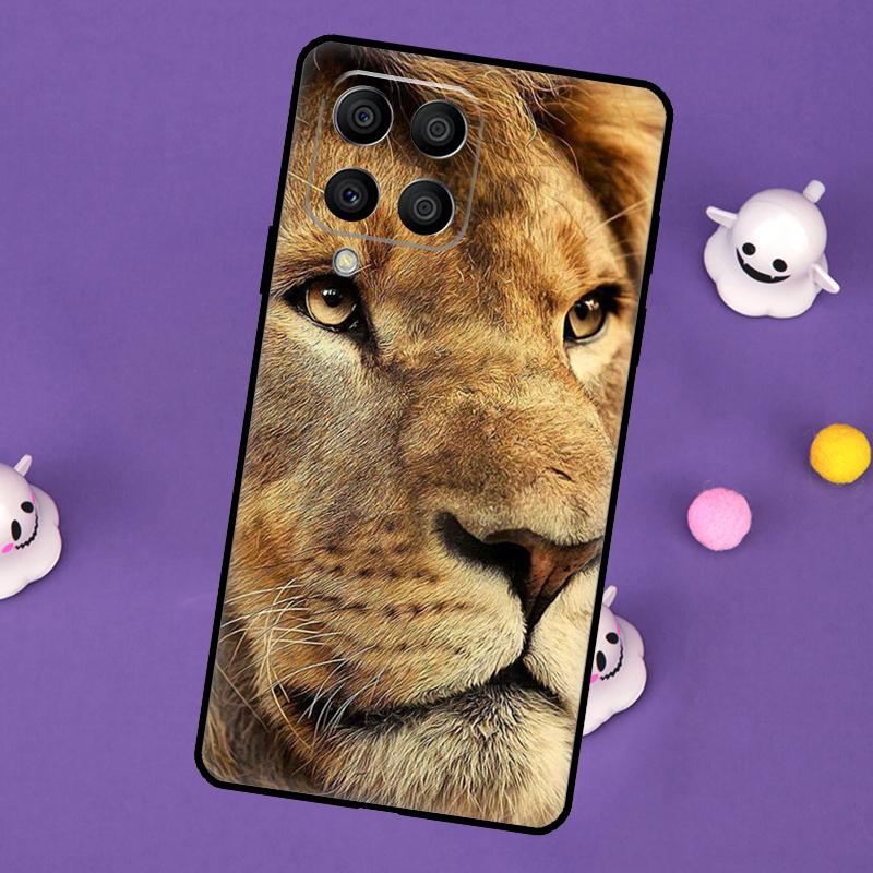 King Of The Jungle Lion Cover For Samsung Galaxy M55 M15 M33 M13 M23 M53 M31 M51 M14 M34 M54 M20 M30s M52 M32 Case