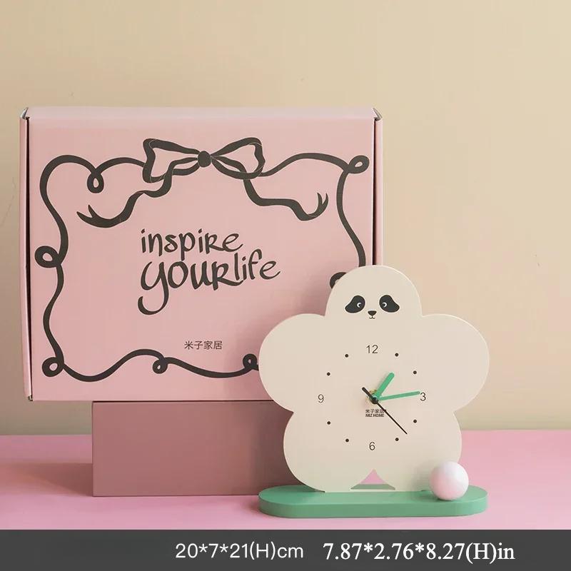 

Mute Electronic Clock Simplicity Creative Cute Clock Durable Desktop Silent Alarm Nordic Stand Clock Home Decoration Desk Gadget
