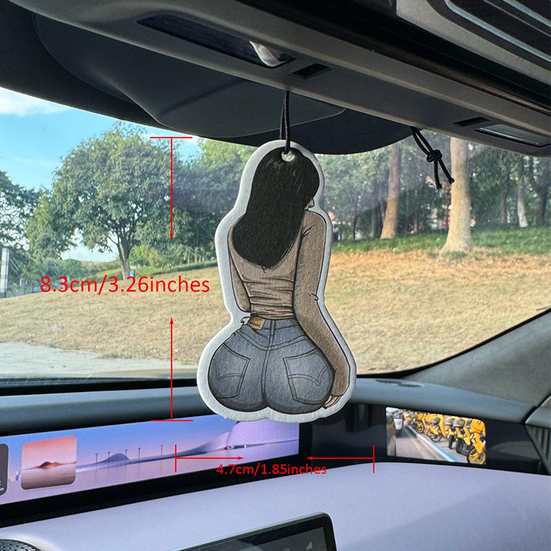 Mysterious Girl Intercontinental Hotel (Hotel Fragrance) Car Air Freshener | Rearview Mirror Hanger & Dual-Purpose Air Vent Clip | Natural