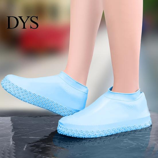 Silicone Shoe Protector 1 Pair Waterproof Rain Cover Non-Slip Reusable Overshoes Men Women Travel Outdoor Rain-proof Boot Shoes Guard