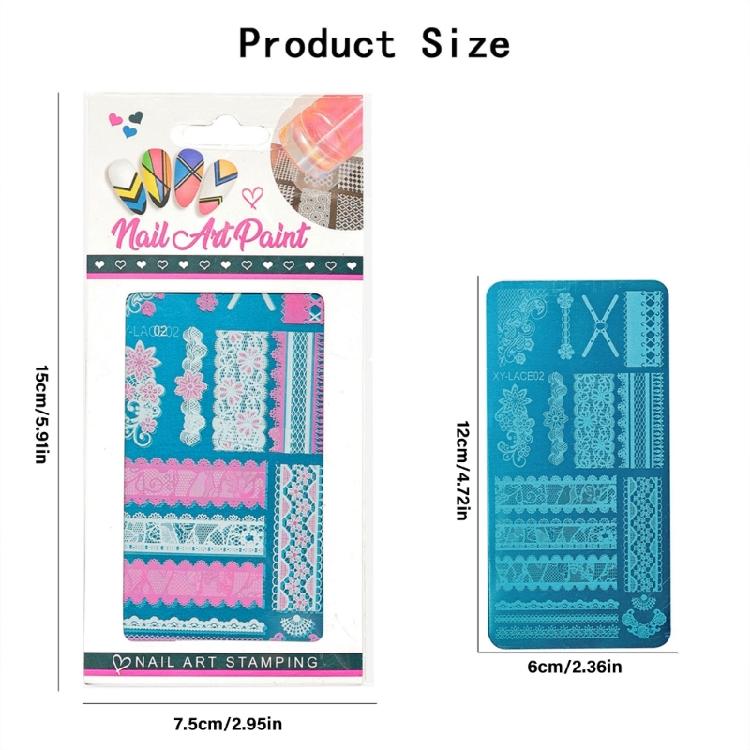 Nails Stencil Stamp Flowers Nails Stamping Templates French Nails Stamping Plates Nails Art Stencils for Nails Salon