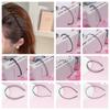 Double Layer Thin Metal Hair Hoop Spring Shape Men Hair Bands Fashion Wave Shape Headband  Daily