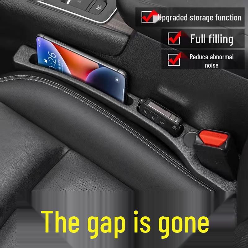 Leak-Proof Car Seat Gap Filler and Storage Organizer
