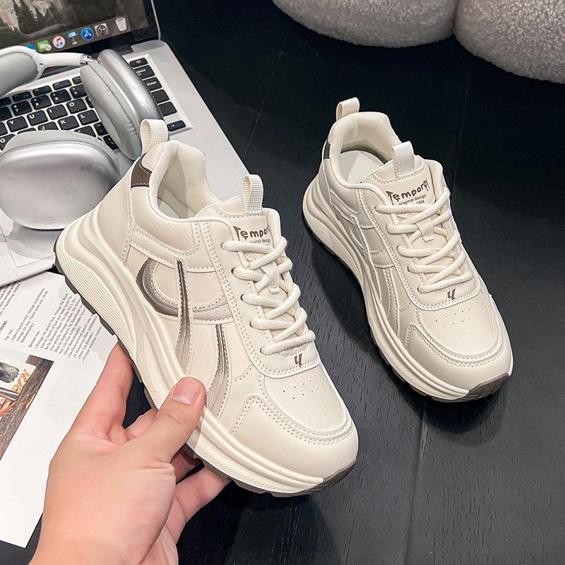 Thick-soled heightening dad shoes Forrest Gump shoes New spring lightweight and breathable casual sports shoes