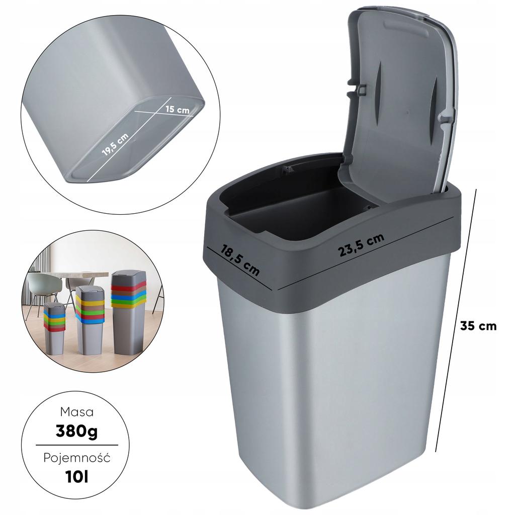 CURVER Waste Bin Container