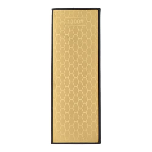 Sankyo Corporation trad Double-Sided Diamond Grinding Wheel, Titanium Coated, #400 & #1000, SR-DW410T, Gold, 350371