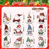16Pcs Christmas Decorations, Gingerbread House Ornaments, Festive Tree Hanging Decor for Holiday Party, Classroom and Office, Family Activity