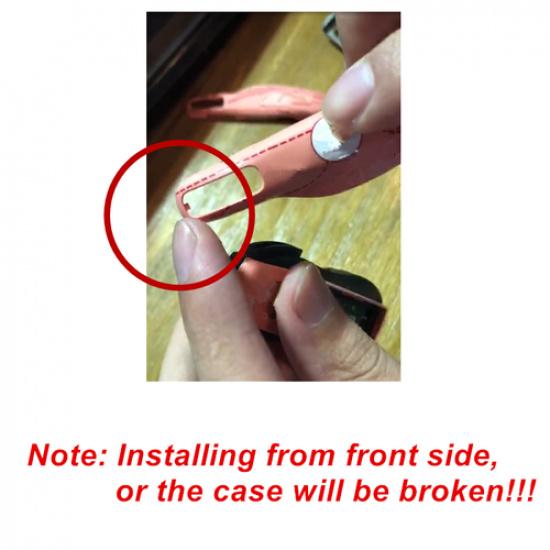 Luxury Gray Green Car Remote Key Case Replace Trim For Porsche Macan Cayenne 911