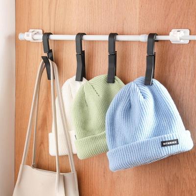 4/8pcs Rotatable Wall-Mounted Storage Hooks for Kitchen and Bathroom - Multipurpose Clips for Towels and Clothes (1/2/4 Pack)