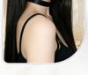Women's Long Black Straight Wig with Bangs, Fluffy Synthetic Hair, Inspired by Tomie Manga & Internet Celebrities