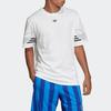 adidas Originals Outline Tee Round Neck Short Sleeve White Men's DU8536
