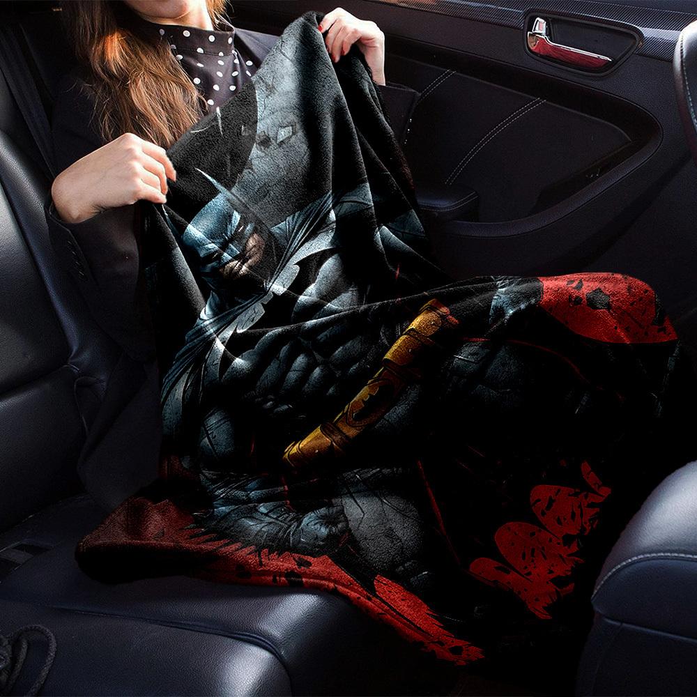 1pc Batman, Gotham Flannel Blanket - Soft Warm Throw for Home, Office, TravelL1319