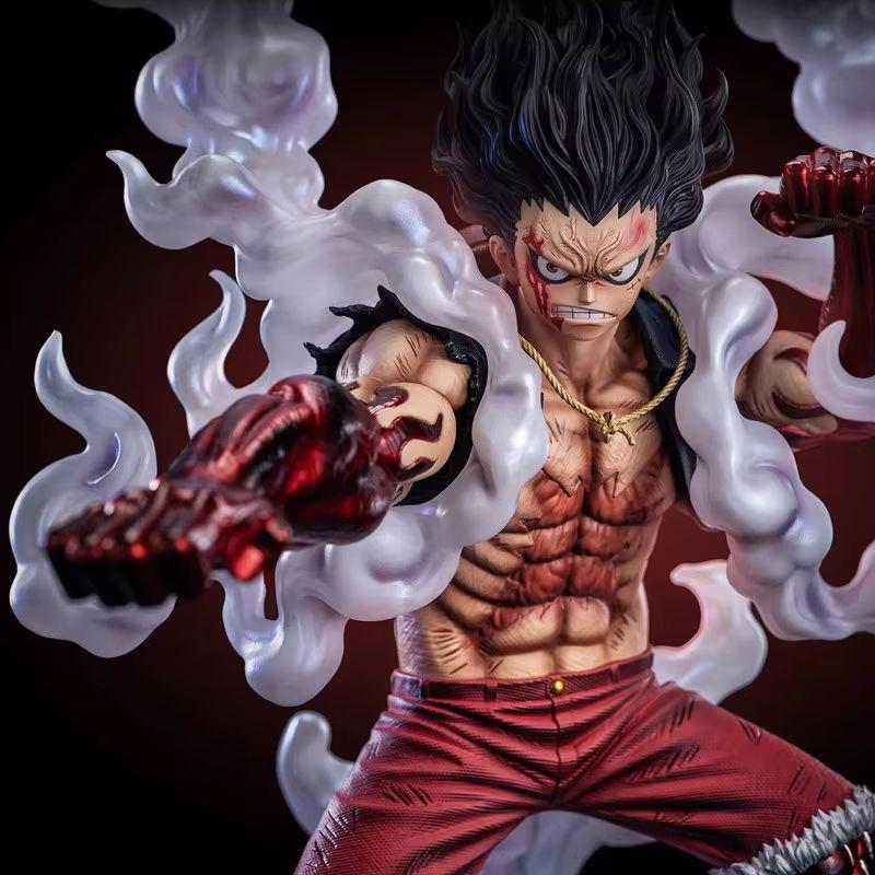 30Cm One Piece Jt Figure Studio Snake Man Luffy Action Figure Anime Pvc Model Toy Collectible Figurine Anime Fans Gift