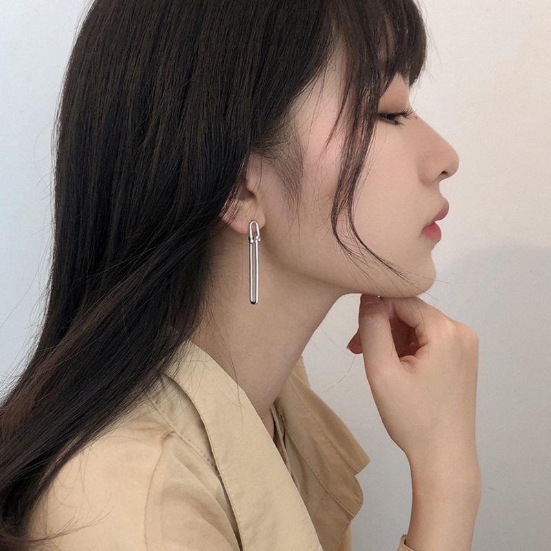 

Irregular Geometric Stud Earrings - Trendy Minimalist Jewelry for Women (2025) золотой