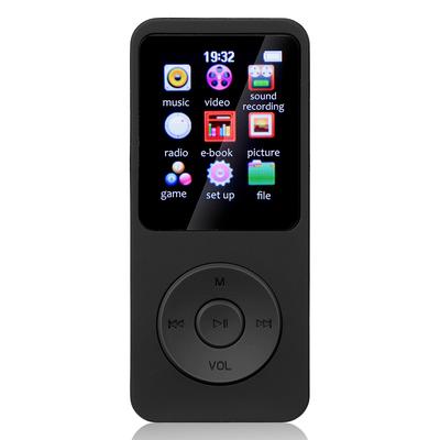 1,8 İnç MP3 MP4 Müzik Çalar Mini Bluetooth 5.0 Spor Müzik Kaydedici TF Kart E-kitap MP3 Çalar Win8/XP/VISTA için