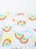 Girls' Summer Home Wear Set: European & American Style Round Neck Shorts Pajamas