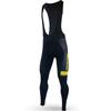 Mens Cycling Bib Tights Winter Thermal Windproof Bike Pants With Breathable Lycra Fabric