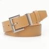 New Fashion Versatile Square Buckle Women's Belt, Elegant Commuting Simple Style, Paired with Jeans Suit Belt for Women