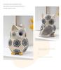 Owl Figurine, Garden Object, Feng Shui, Good Luck, Lucky Charm, Cute Owl Decor, Energetic Owl, Gift (Set of 1)