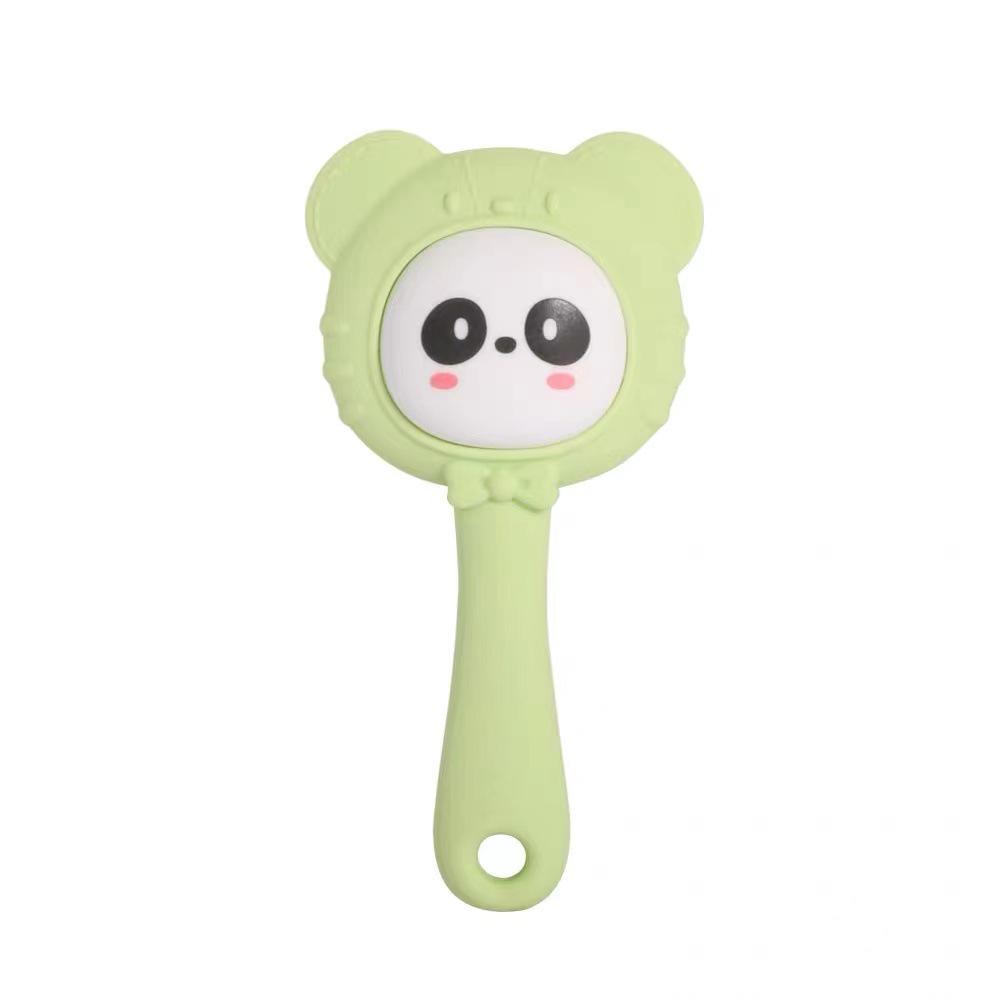 

Baby Grasping & Teething Silicone Puzzle Rattle: Safe, Food Grade Molar Stick for Early Education.