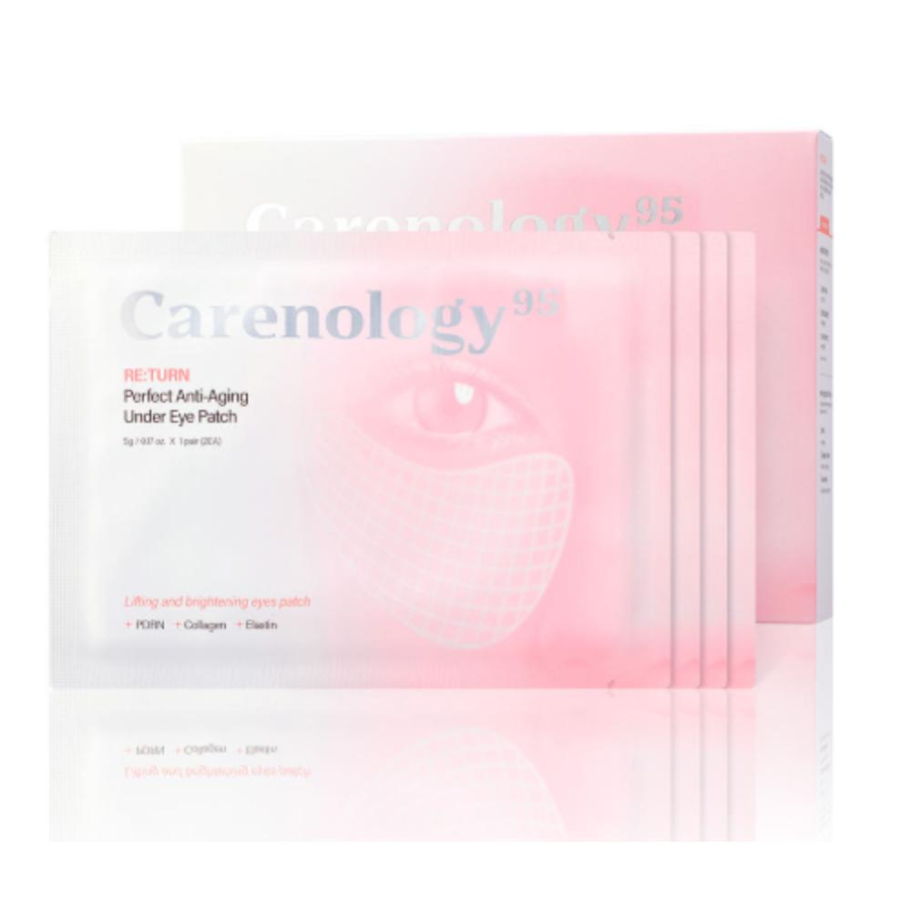 

Carenology Return Perfect Anti-Aging Under Eye Patch 4-Pack [4 Sets Bundle]