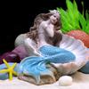 Fish Tank Landscaping Mermaid Ornament Decorative Water Plants Resin Living Room Aquarium Simulation Decoration