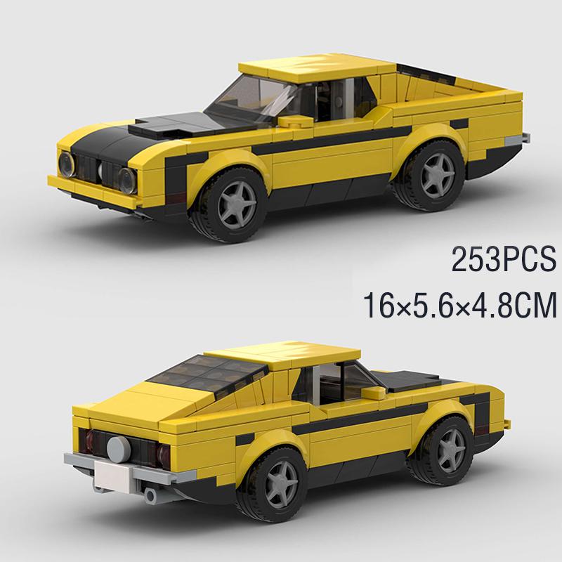 MOC Speed Racing City Car Building Blocks Great Vehicle Model Sport Brick Toys Desk Ornaments Christmas Gift For Kids Boyfriend