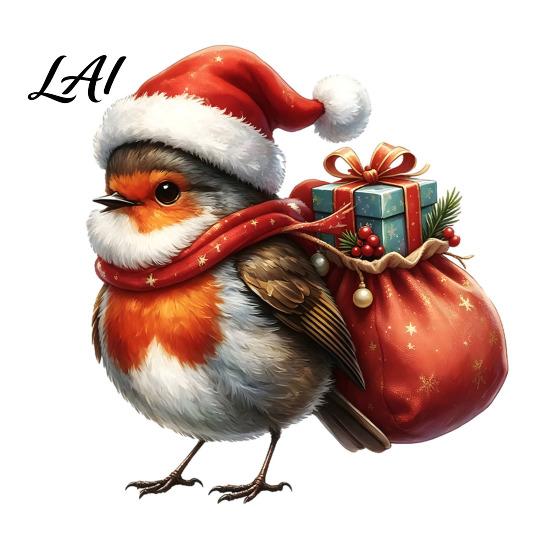 Decorative Window Film Christmas Bird Static Glass Sticker PVC Waterproof Decal for Holiday Home Winter Stickers Decoration Removable Cling Doors &