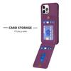 For iPhone 15 PU Leather+TPU Phone Case Matte Shockproof Cell Phone Cover with Card Slot