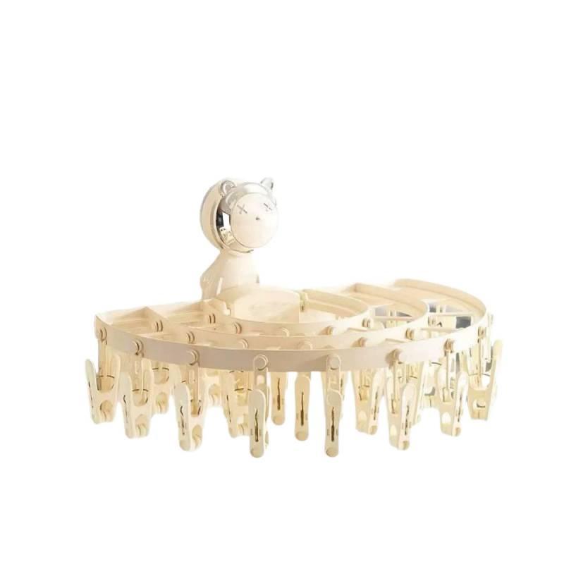 Suction Cup Foldable Wall-Mounted Clothes Drying Rack