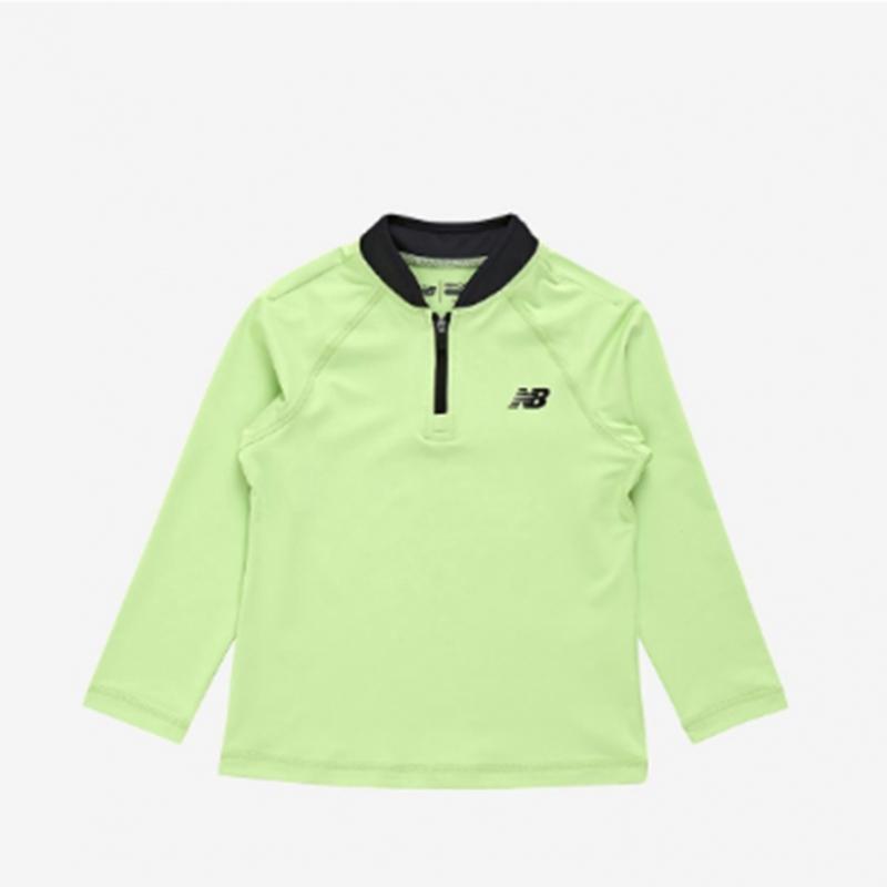 New Balance Kids Kids Rash Guard Half Zip Up Leggings Set B1 Nk9rf2102u 19 Ah