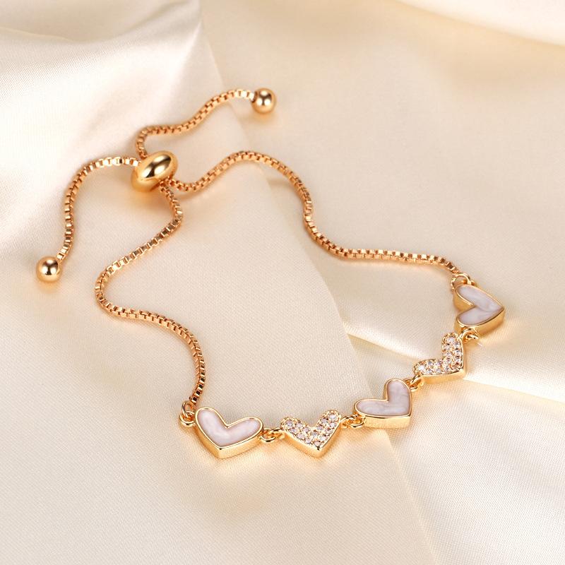 Explosive Diamond Fritillary Love Bracelet Ins Light Luxury Jewelry