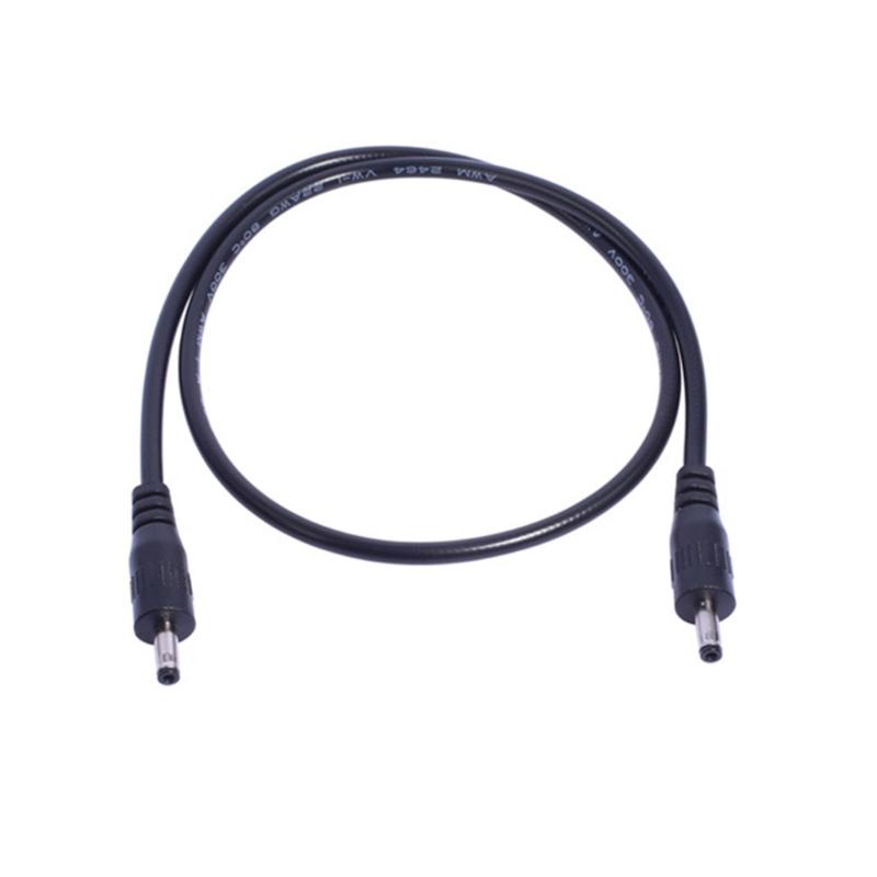 Universal 3.5x1.35mm Male To Male Power Cable 22AWG Copper Wire for Routers, Speakers, Led Lights, Fans, And More