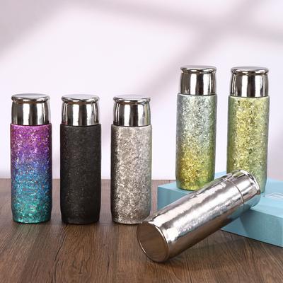 New Pure Titanium Titanium Cup Thermos Cup High Value Magnetic Suction Cover Tea Cup High-end Gift Tea Separation Gift Cup