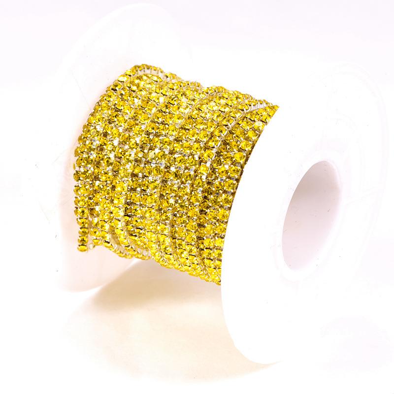 Crystal Rhinestone Chain, Glass Dense Claw Chain, Clothing Accessories Diy Wedding Accessories, Decorative Accessories